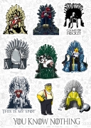 Набор виниловых стикеров №6 "Игра Престолов" (Game Of Thrones)
