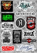 Набор виниловых стикеров M1