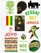 Набор виниловых стикеров №25