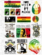 Набор виниловых стикеров №24