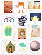 Набор виниловых стикеров №35