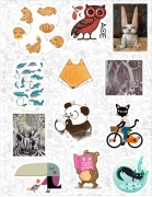 Набор виниловых стикеров №22