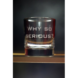 Бокал для виски "Why so serious?"