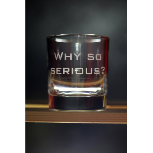 Бокал для виски "Why so serious?"