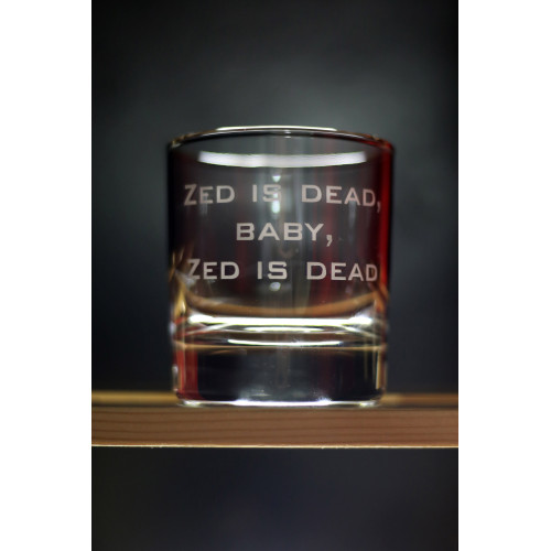 Бокал для виски "Zed is dead"