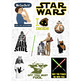 Набор виниловых стикеров №3 "Star Wars"
