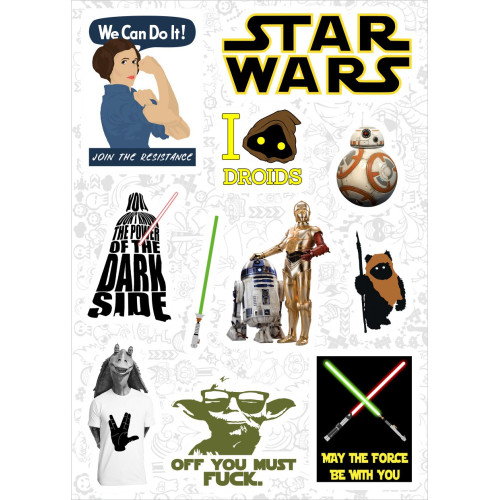 Набор виниловых стикеров №3 "Star Wars"