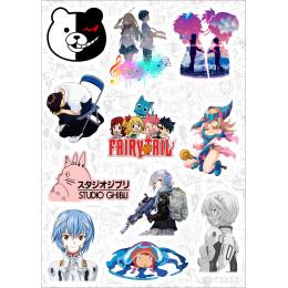 Набор виниловых стикеров №27 "Аниме"