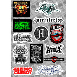 Набор виниловых стикеров M1