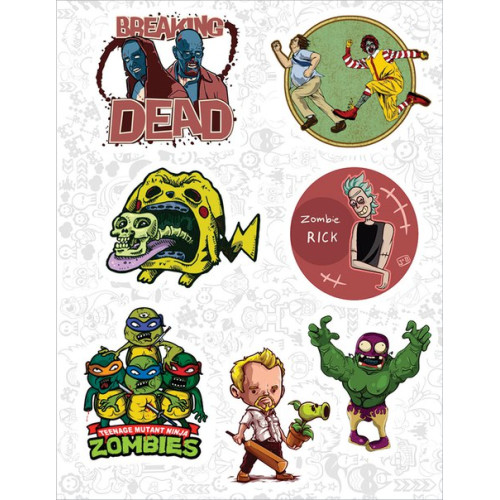 Набор виниловых стикеров №13 "Zombie"
