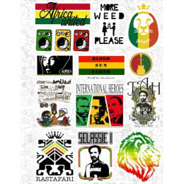 Набор виниловых стикеров №24