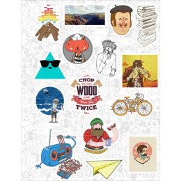 Набор виниловых стикеров №32